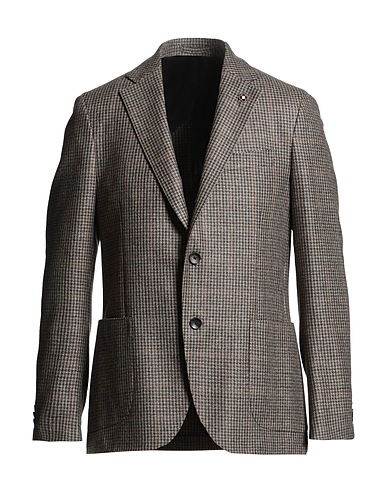 LARDINI Blazer Taupe 100% Virgin Wool