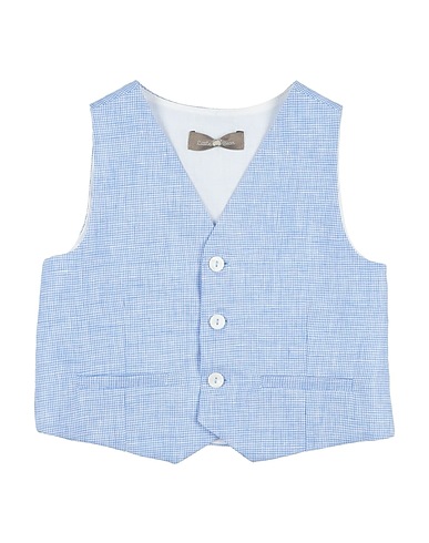 LITTLE BEAR Suit vest Azure 100% Cotton
