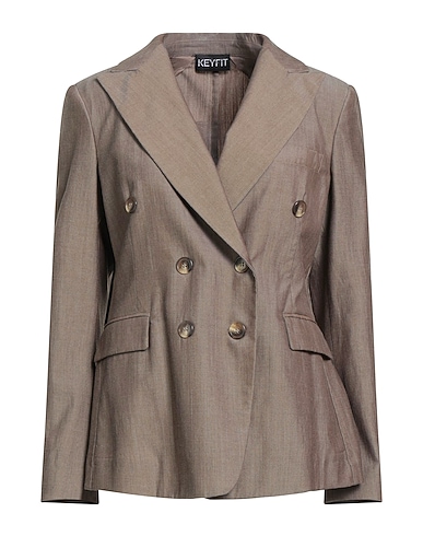 KEYFIT Blazer Khaki 64% Virgin Wool, 36% Cotton