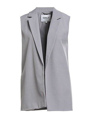 ONLY Waistcoat Grey 50% Recycled polyester, 46% Polyester, 4% Elastane