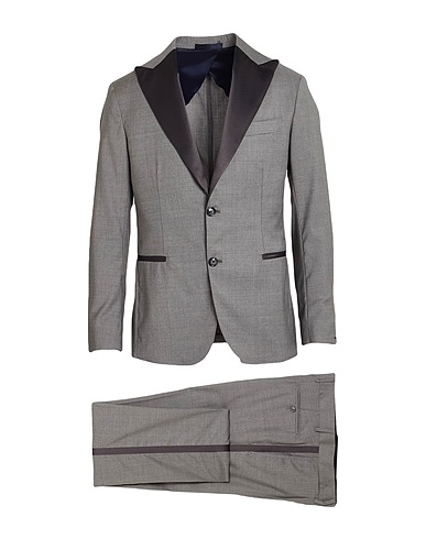 BARBA Napoli Suits Grey 100% Wool