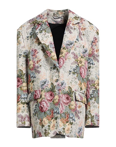 THE MANNEI Blazer Cream 64% Polyester, 31% Cotton, 5% Other Fibres