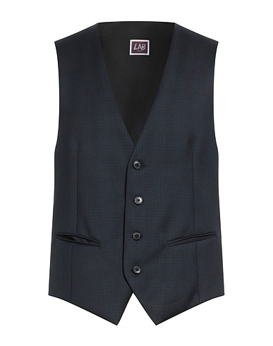 LAB. PAL ZILERI Panciotto Blu notte 100% Lana