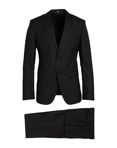 MOSCHINO Suits Midnight blue 67% Wool, 33% Silk