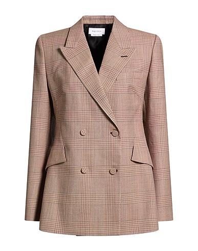 MCQUEEN Blazer Camel 100% Wool
