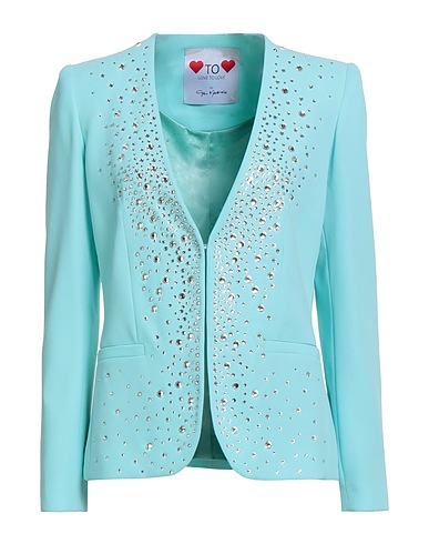GAI MATTIOLO Blazer LOVE TO LOVE
 Light green 100% Polyester