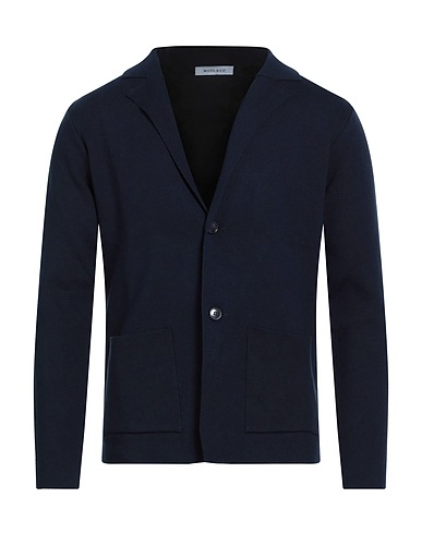 WOOL & CO Blazer Midnight blue 100% Cotton
