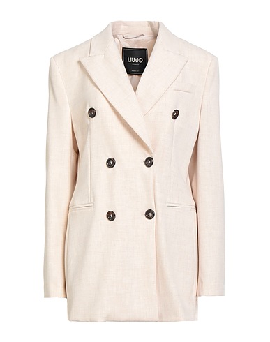 LIU •JO Blazer Ivory 68% Polyester, 28% Viscose, 4% Elastane