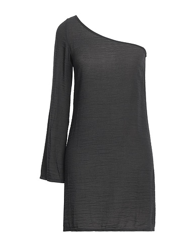 CYCLE One-shoulder dress Charcoal 79% Viscose, 21% Polyamide