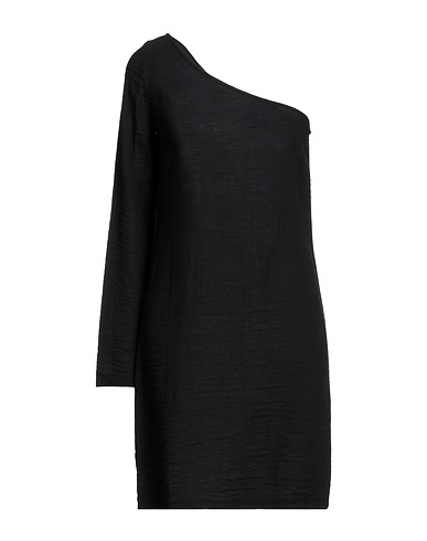 CYCLE One-shoulder dress Black 79% Viscose, 21% Polyamide