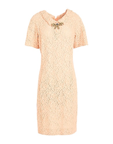 MOSCHINO Short dress Apricot 80% Cotton, 20% Polyamide
