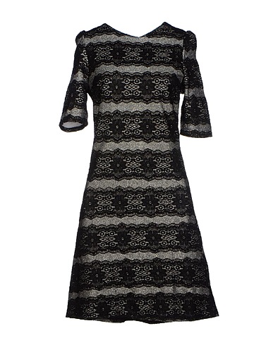 CUTIE Vestito corto Nero 100% Poliestere