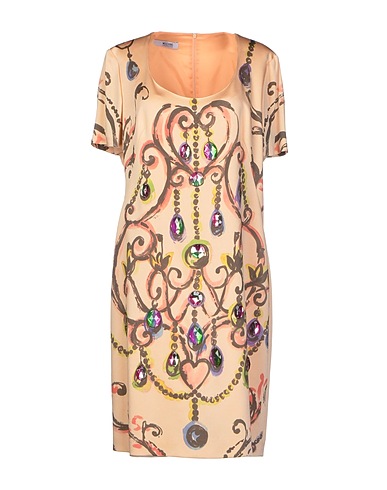 MOSCHINO CHEAP AND CHIC Short dress Sand 57% Acetate, 43% Rayon
