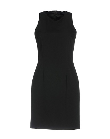 MANUEL RITZ Short dress Black 85% Polyester, 15% Polyurethane