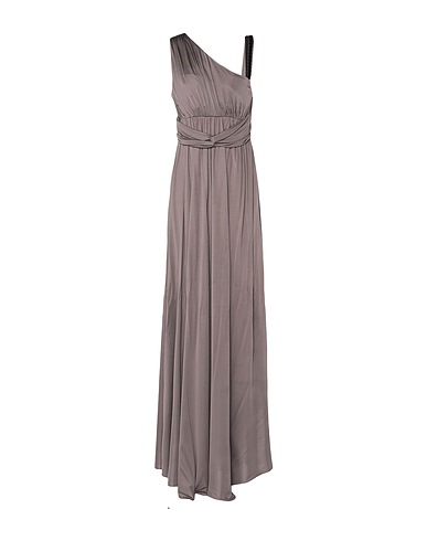 BYBLOS Long dress Grey 100% Viscose