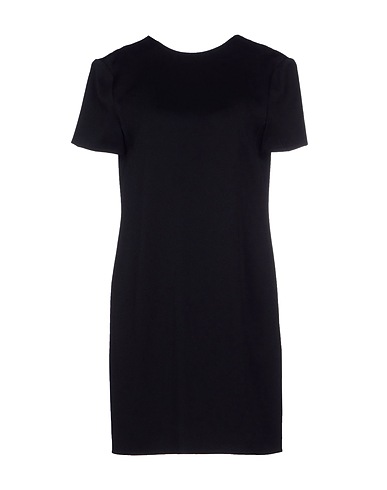VICTORIA BECKHAM Short dress Black 69% Acetate, 31% Viscose