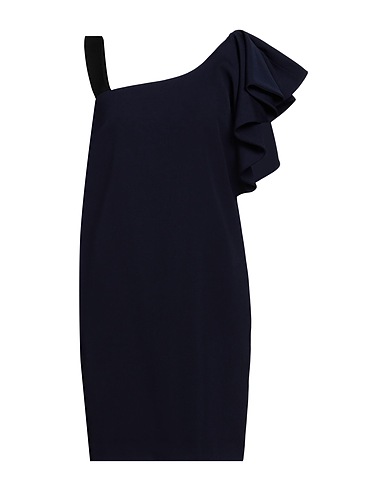 VIKTOR & ROLF Sheath dress Midnight blue 100% Virgin Wool
