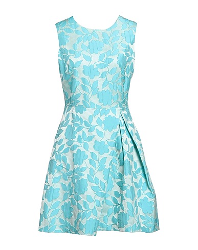 PINKO Short dress Sky blue 89% Polyester, 11% Acrylic
