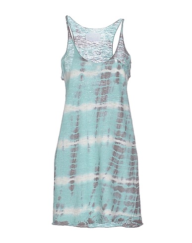 ZADIG&VOLTAIRE Short dress Sky blue 66% Linen, 34% Cotton