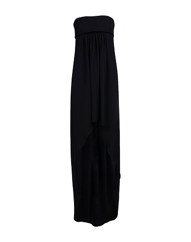 SAINT LAURENT Long dress Black 100% Silk