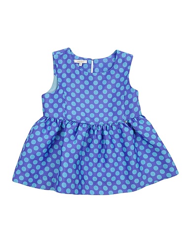 MISS GRANT Tank top Blue 100% Polyester