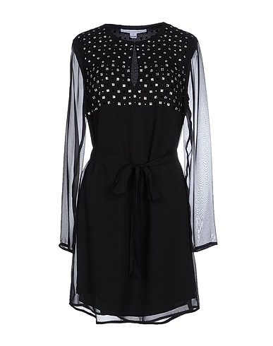 DIANE VON FURSTENBERG Short dress Black 100% Silk