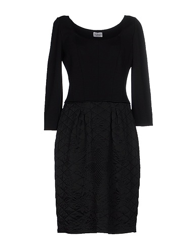 PHILOSOPHY di ALBERTA FERRETTI Kurzes Kleid Schwarz 70% Rayon, 27% Polyamid, 3% Andere Fasern, Seide