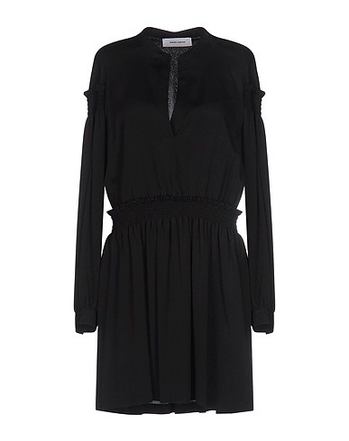 GRIFONI Short dress Black 69% Acetate, 31% Silk