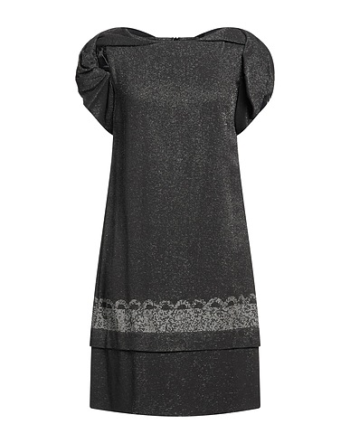 BYBLOS Midi dress Lead 97% Viscose, 2% Polyester, 1% Polyamide