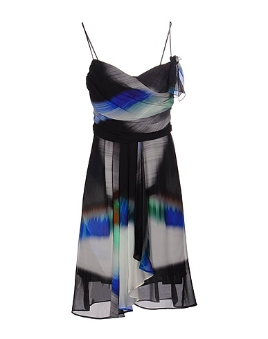 CARACTÈRE Midi dress Charcoal 100% Silk
