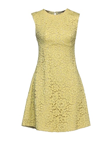 ERMANNO SCERVINO Short dress Yellow 90% Cotton, 10% Polyamide