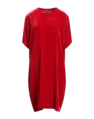 ASPESI Short dress Red 82% Viscose, 18% Silk