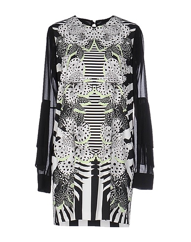JUST CAVALLI Short dress Black 97% Viscose, 3% Elastane, Polyester