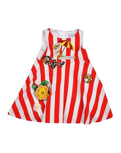 DOLCE&GABBANA Vestido para bebé  Red 100% Viscose