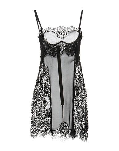 DOLCE&GABBANA Slip Black 80% Silk, 16% Cotton, 4% Polyamide
