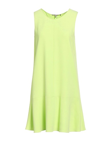 ERMANNO SCERVINO Short dress Lime green 97% Viscose, 3% Elastane