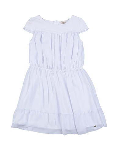 EMPORIO ARMANI Dress White 48% Modal, 48% Cotton, 4% Elastane