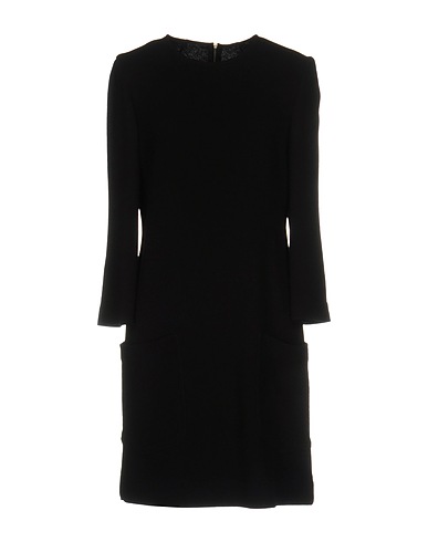 PHILOSOPHY di LORENZO SERAFINI Short dress Black 100% Virgin Wool
