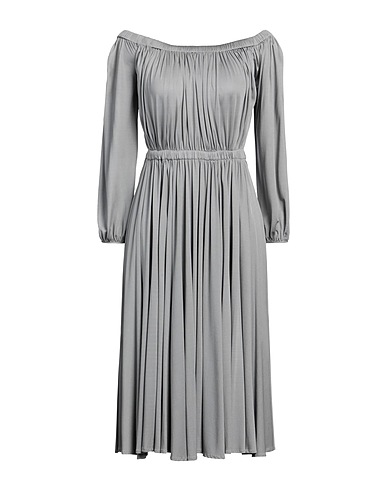 VALENTINO GARAVANI Midi dress Grey 100% Silk