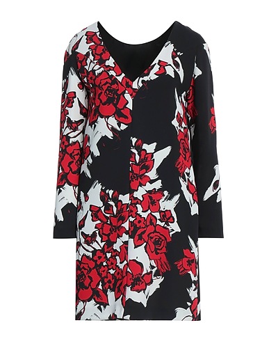 HANITA Short dress Red 97% Polyester, 3% Elastane