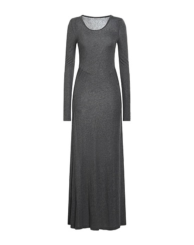 PINKO Long dress Grey 85% Viscose, 15% Wool