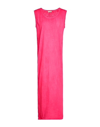 SCEE by TWINSET Long dress FUCSIA 100% Cotton