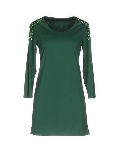 SILVIAN HEACH Short dress Green 95% Polyester, 5% Elastane