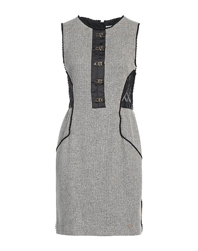 GIL SANTUCCI Sheath dress NERO 71% Acrylic, 11% Wool, 10% Other Fibres, 8% Nylon