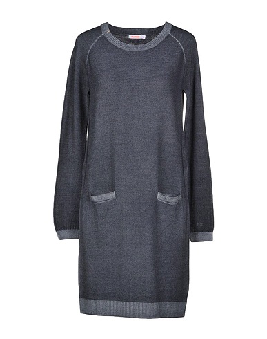 SUN 68 Sheath dress Lead 100% Wool