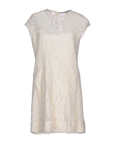 ERMANNO SCERVINO Short dress Ivory 67% Wool, 33% Polyamide