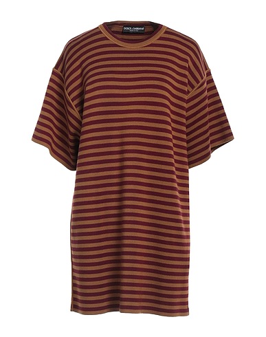 DOLCE&GABBANA Knit dress Burgundy 100% Virgin Wool