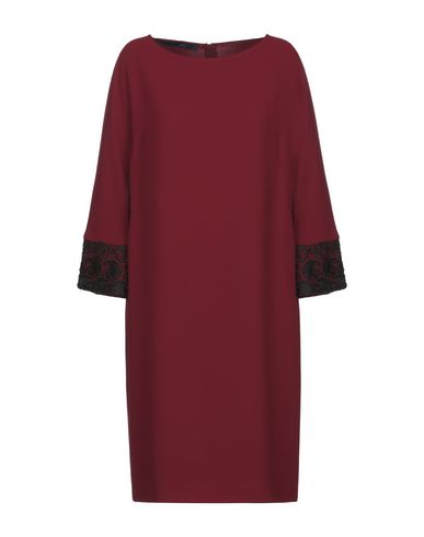 Blue Les Copains Midi Dresses In Maroon