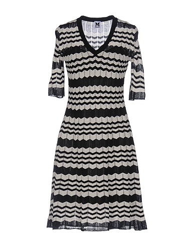 M MISSONI Short dress Ivory 26% Wool, 25% Cotton, 19% Other Fibres, 18% Viscose, 12% Acrylic