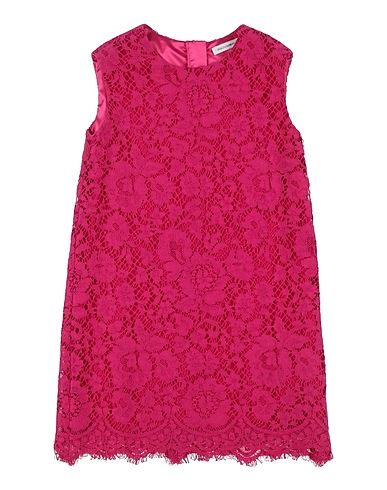 DOLCE&GABBANA Dress Magenta 37% Cotton, 34% Viscose, 29% Polyamide